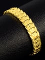 thumb Fashionable Gold Plated Watch Band Shaped Bracelet 2