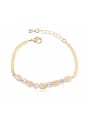 thumb Simple Little austrian Crystals Alloy Bracelet 0