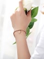 thumb Stainless Steel With Rose Gold Plated Simplistic Charm heart Bracelets 1