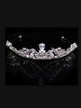 thumb Micro Pave Zircons Crown-shape Fashion Hair Accessories 0