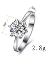 thumb Shining AAA Zircons Simple Exquisite Women Ring 2