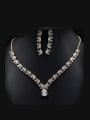 thumb Personality Wedding Accessories Two Pieces Jewelry Set 0