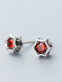 thumb Retro style flashing special shaped zircons exquisite small ear studs 1