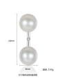 thumb Sterling Silver 7-8mm natural freshwater pearl Earrings 3