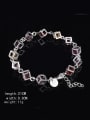 thumb Fashion Colorful Cubic Zirconias Copper Bracelet 4