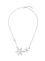 thumb Elegant Snow Alloy Clavicle Necklace 1