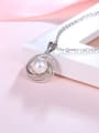 thumb Temperament Geometric Shaped Artificial Pearl Necklace 1