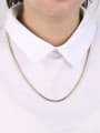 thumb 18K Gold Plated Geometric Shaped Copper Necklace 1