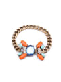 thumb Artificial Stones Exaggerate Alloy Bracelet 0