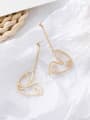 thumb Alloy With Imitation Gold Plated Hip Hop Hollow  Irregular Drop Earrings 2