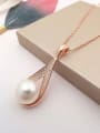 thumb 2018 Freshwater Pearl Water Drop shaped Necklace 0