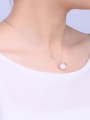 thumb S925 Silver Pearl Necklace 1