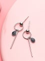 thumb Delicate Water Drop Shaped S925 Silver Glue Drop Earrings 1