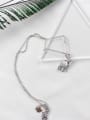 thumb Fashion Little Deer Tiny Zirconias Silver Necklace 1
