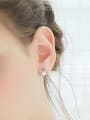 thumb Fashion austrian Crystal Swan Stud Earrings 1