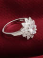 thumb Zircons Fashion Flower-shape Women Ring 2