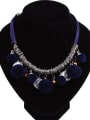 thumb Retro style Pompon Ancient Coins Alloy Necklace 3