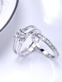 thumb Elegant 925 Silver Geometric Shaped Ring 2