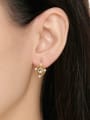 thumb Geometric Shape Women Drop Earrings with 14k Gold Plated 1