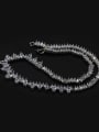 thumb White Gold Plated Elegant Wedding Accessories Jewelry Set 1