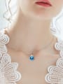 thumb Simple Christmas Hat austrian Crystal Necklace 1
