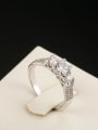 thumb AAA Zircons Simple Style Engagement Ring 1