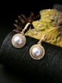 thumb Simple Artificial Pearls Drop hook earring 3