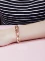 thumb Exquisite Rose Gold Plated Round Shaped Bracelet 1
