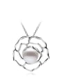 thumb Simple Freshwater Pearl Flower Necklace 0