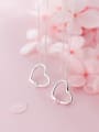 thumb 925 Sterling Silver With Silver Plated Simplistic Heart Necklaces 3