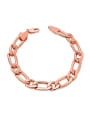 thumb Exquisite Rose Gold Plated Round Shaped Bracelet 0