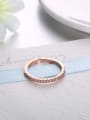 thumb Women Rose Gold Zircon Ring 2