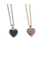 thumb 925 Sterling Silver With  Cubic Zirconia Cute Heart Locket Necklace 0