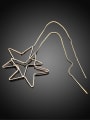 thumb Delicate 18K Gold Plated Star Frame Ear Lines 2