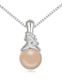 thumb Chanz using austrian elements in Austria pearl necklace Venus love clavicle Pendant Chain 2
