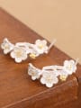 thumb Exquisite Flowers Silver stud Earring 2
