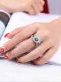 thumb Retro Luxurious Geometric Noble Ring for Party 1