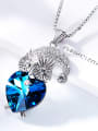 thumb Owl Shaped Crystal Necklace 2