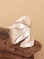 thumb Ethnic Maple Leaf Silver Ring 2