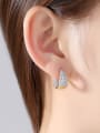 thumb Copper With Gold Plated Fashion Round Drop Earrings 1