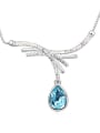 thumb Fashion Water Drop austrian Crystals Alloy Necklace 2