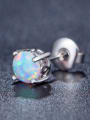 thumb Crown Opal Stone stud Earring 2