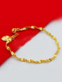 thumb Women Elegant Water Wave Design 24K Gold Plated Bracelet 1