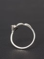 thumb Retro Style Silver Lotus Root Open Ring 1