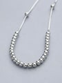 thumb S925 Silver Beaded Necklace 0
