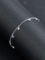 thumb Adjustable Length Star Shaped S925 Silver Bracelet 1