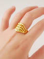 thumb Fashion 24K Gold Plated Wave Shaped Ring 1