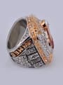 thumb Punk style Exaggerated Double Color Plated Rhinestones Alloy Ring 1