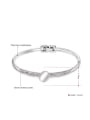 thumb Women High-quality Oval Shaped Opal Bangle 1