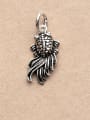 thumb Thai Silver With Antique Silver Plated Cartoon Animal Small goldfish 0